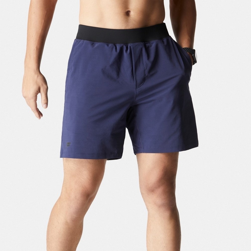 Fabletics Shorts Mens Large L Fundamental Lined Blue Running Stretch Lightweight
